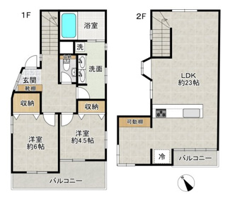 【間取り】 | 霞台戸建 | 形状等が現況と異なる場合は現況を優先します。