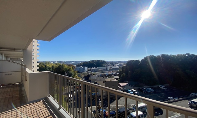 ラムーナ横浜戸塚スカイリッジのバルコニー