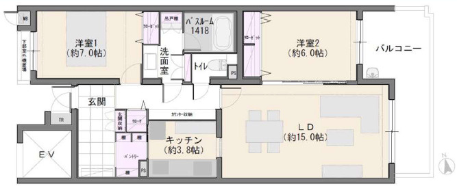 パシフィックガーデン茅ヶ崎A棟の画像