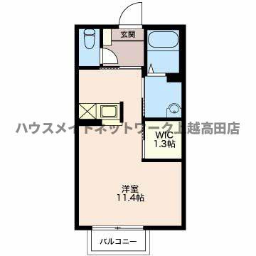 シャーメゾン高田Ｃの間取り|間取図