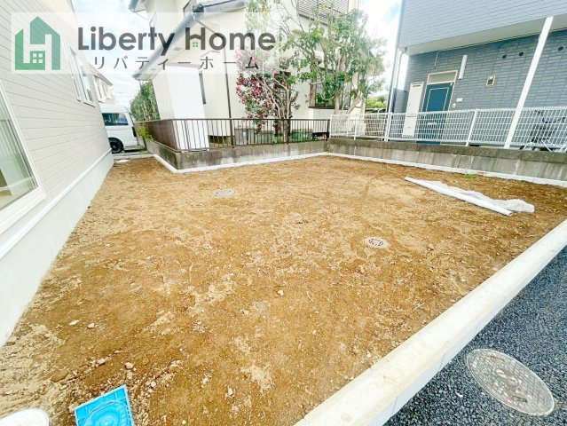 土浦市荒川沖西第4　新築戸建の庭