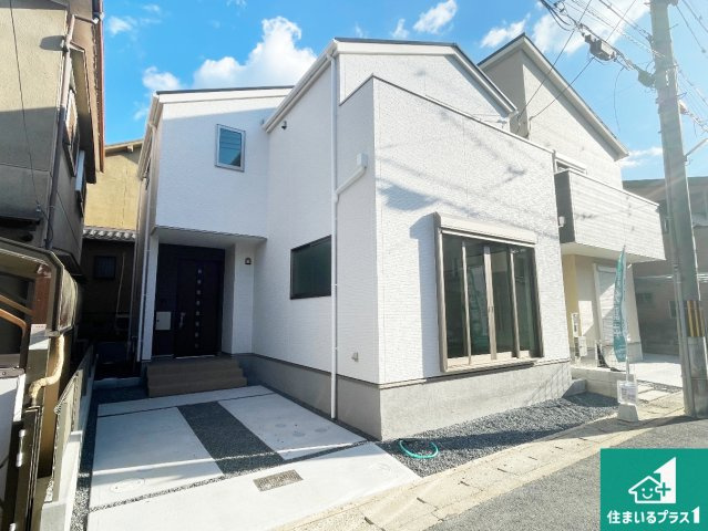 宇治市羽拍子町　第1期　新築一戸建ての外観|安心の10年保証！外観を美しく保ち、雨水で汚れを落とします！気になることがありましたら、お気軽にお問い合わせください！