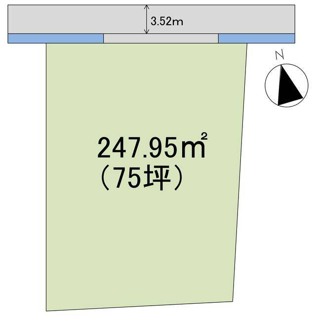 清住町　売土地の区画図