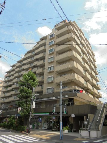 朝日白山マンションの外観