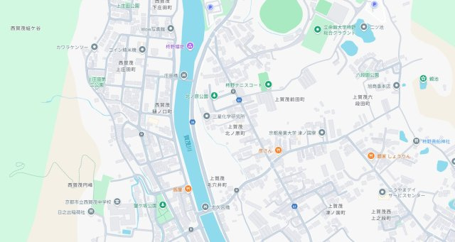 京都市北区上賀茂北ノ原町　第３期　新築一戸建ての地図