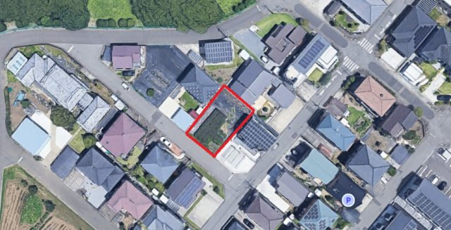 小山市美しが丘3丁目の土地図