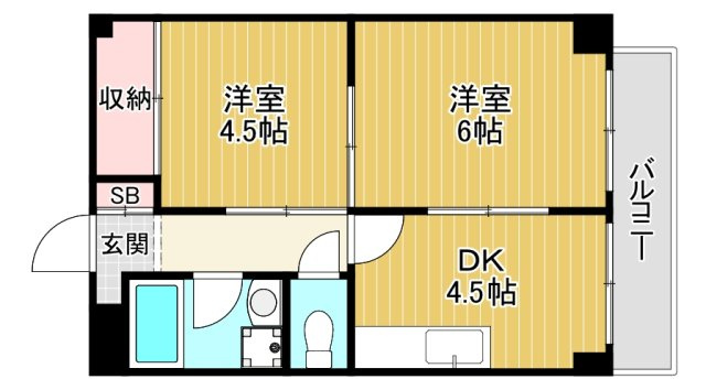 【間取り】 | ラパンジール京橋