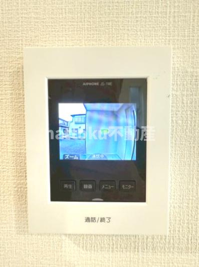 富士市中里第９　新築戸建　全３棟　１号棟の設備|急な来客時もモニターで確認できます