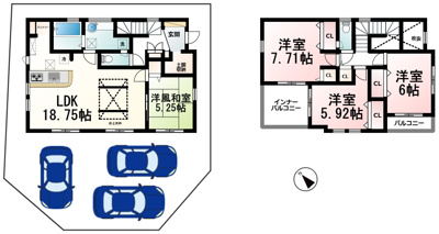 【区画図】 | 草津市橋岡町