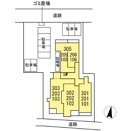 カサブランカの区画図