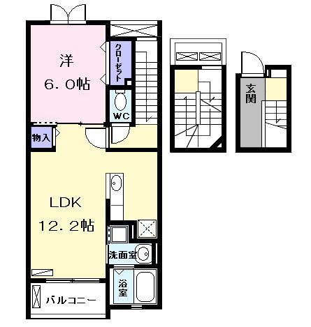 マインシュロスⅢの間取り