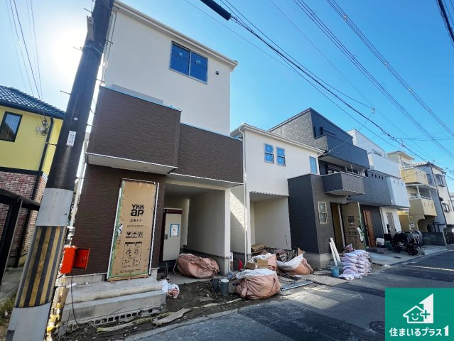 東大阪市鴻池町　第1期　新築一戸建ての外観|現在の進捗状況です！順調に作業進行中、完成が待ち遠しいです！詳細の間取り等、お気軽にお問い合わせください！
