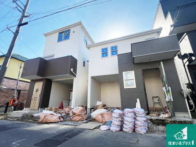 東大阪市鴻池町　第1期　新築一戸建ての外観|現在の進捗状況です！順調に作業進行中、完成が待ち遠しいです！詳細の間取り等、お気軽にお問い合わせください！