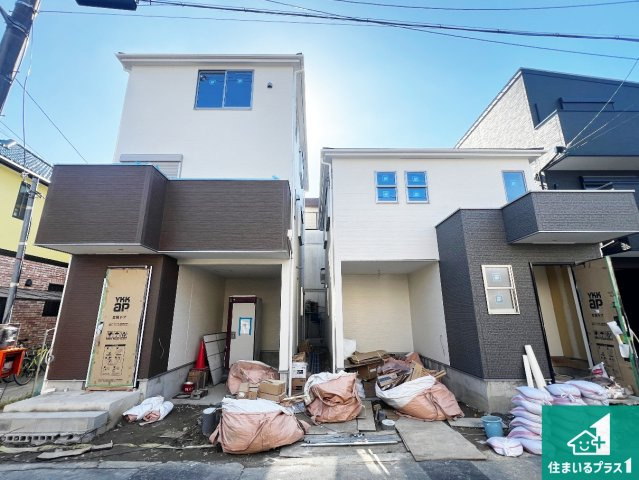 東大阪市鴻池町　第1期　新築一戸建ての外観|現在の進捗状況です！順調に作業進行中、完成が待ち遠しいです！詳細の間取り等、お気軽にお問い合わせください！