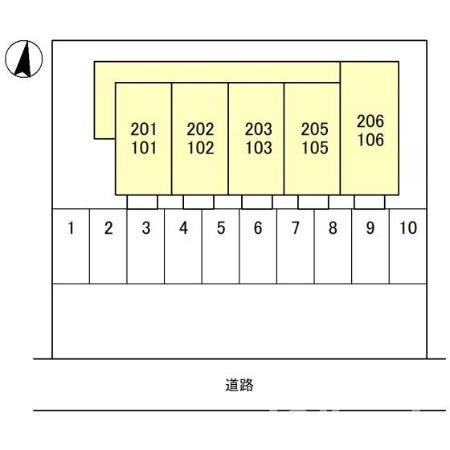 クリア上越の区画図