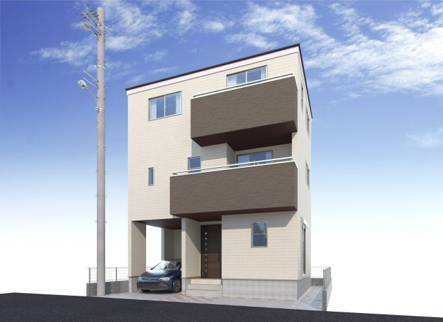 三郷市　幸房　新築戸建　　全1棟　