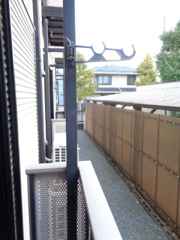 パル平塚のバルコニー