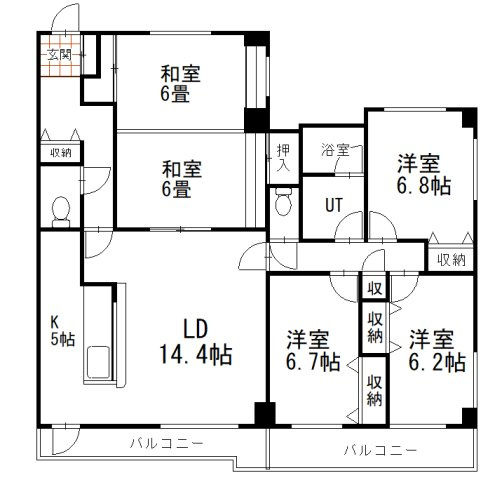 芦野マンションの間取り
