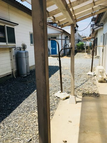 小松原町田中様貸家の庭