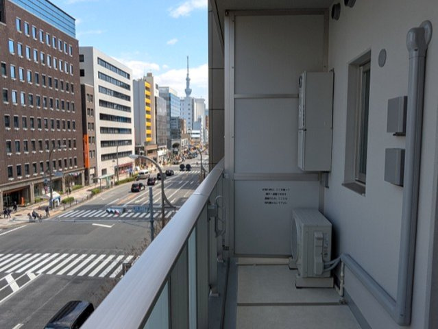 BRANSIESTA上野の設備|4F、バルコニーからスカイツリー見えます