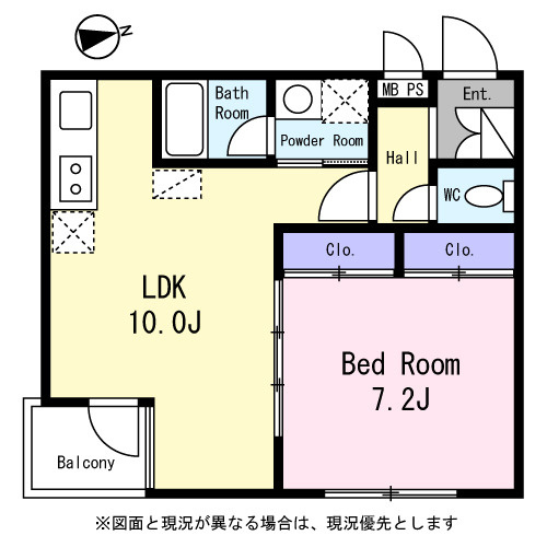 Ｖｉｌｌａ　Ｎｏａｈ．本多の間取り