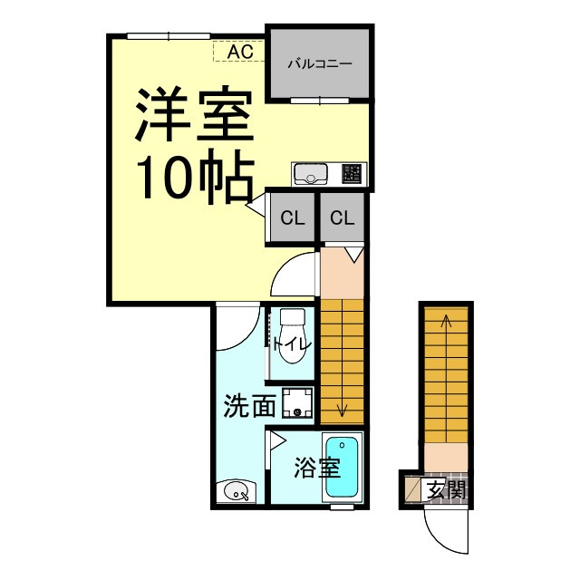 アシンプトートA棟の間取り