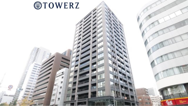 【外観】 | 【外観】美しい大阪都心、並木通りのタワー邸宅。プレミアムユニークを追求する「ワコーレ」が大阪にも！