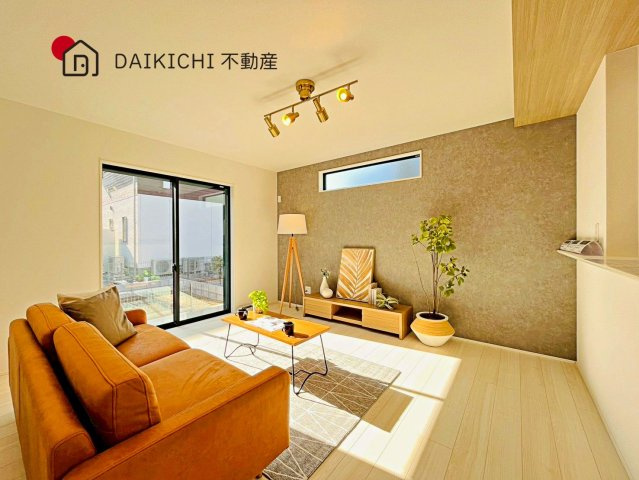 【居間・リビング】 | 羽生市中岩瀬　GRAFARE　新築戸建　全3棟　2号棟