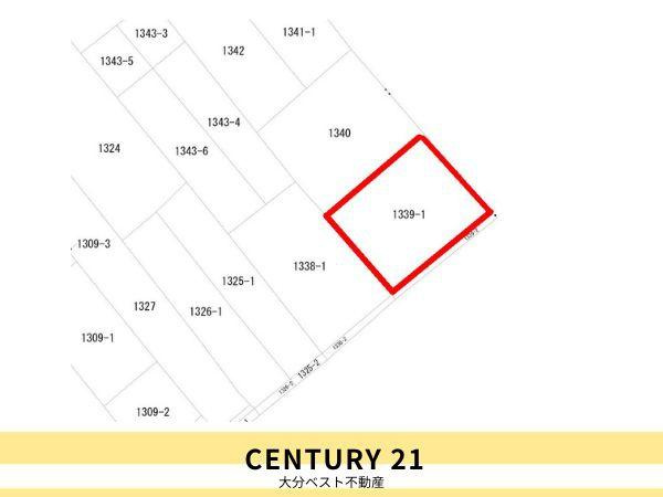迫土地の土地図|※図面と現況が異なる場合は現況を優先させていただきます。