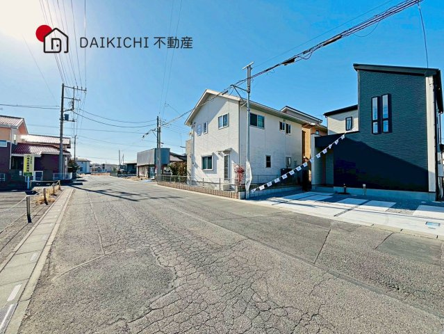 【前面道路含む現地写真】 | 羽生市中岩瀬　GRAFARE　新築戸建　全3棟　3号棟