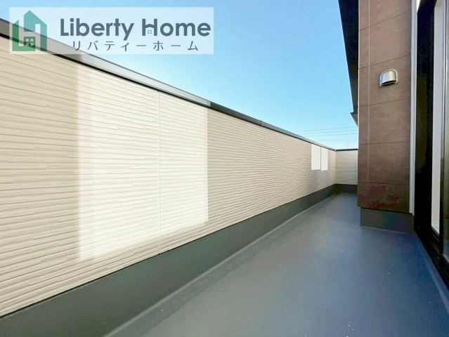 牛久市田宮町27期　新築戸建　のバルコニー