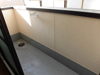 【バルコニー】 | フェリシダ | 外干しができる広いバルコニーです