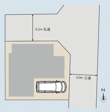 三郷市　新和5丁目　新築戸建　全1棟の区画図|区画図です