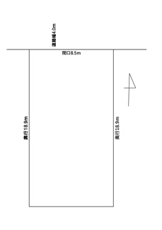 【土地図】 | 東今在家　土地 | 敷地寸法