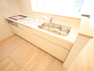 【キッチン】 | クレイドルガーデン野洲市冨波甲　第4期　１号棟