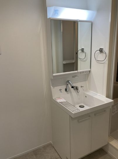 さいたま市南区文蔵２丁目のアパートの独立洗面台