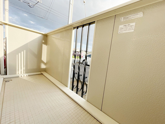 ローズコート上耕地のバルコニー