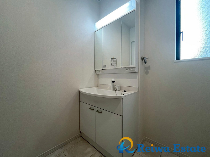 新築戸建　茅ヶ崎市松林2丁目の独立洗面台