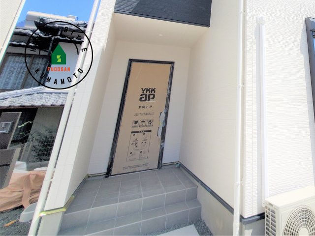 熊本市東区健軍3丁目第2-1棟（1号棟）　の外観：施工例|おでかけの時も帰った時も、「我が家」を最初に感じでもらえる素敵な空間に。