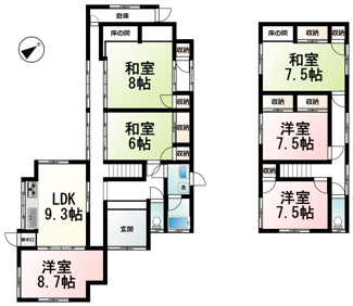 【間取り】 | 竜が丘