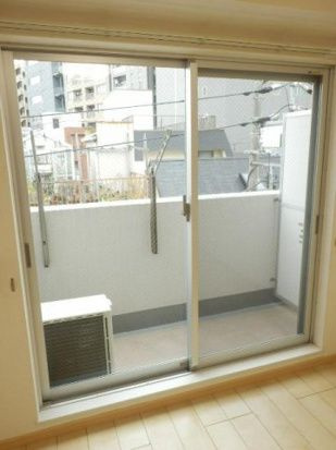 昇蔵館のバルコニー