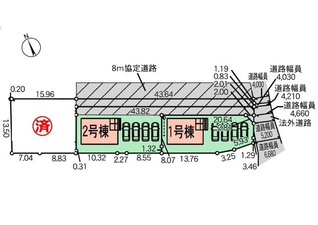 新築戸建　富士市川成島第３　全３棟　１号棟 の区画図|1号棟です