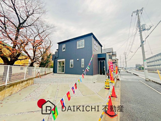 【前面道路含む現地写真】 | 桶川市上日出谷南4期　GRAFARE　新築戸建　全3棟　1号棟