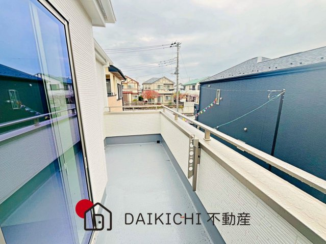 【バルコニー】 | 桶川市上日出谷南4期　GRAFARE　新築戸建　全3棟　2号棟