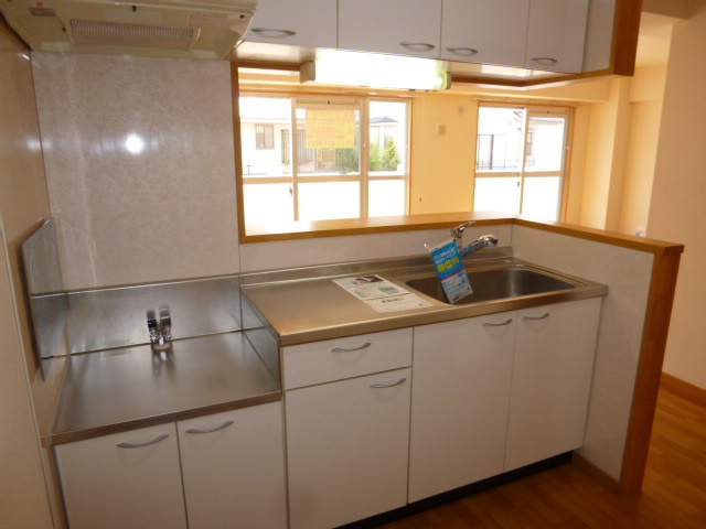 シャン・ド・フルールのキッチン