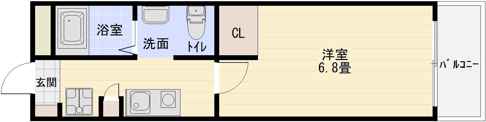 オレンジハウス2の間取り|オレンジハウス２