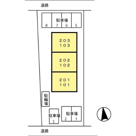 セジュールサティの区画図