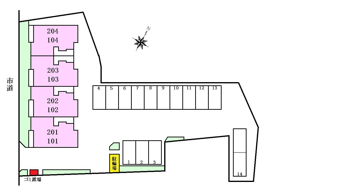 エスポワールの区画図