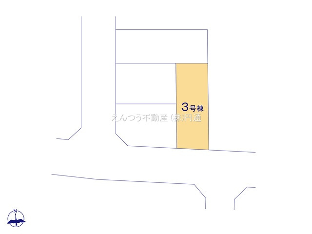 リガーレ柳原1期の区画図