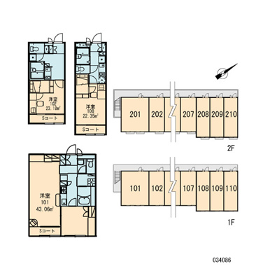 【区画図】 | レオパレスGRANDEUR | 画像3